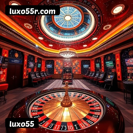 Material promocional do app luxo55 — ilustração, não métricas auditadas nesta página